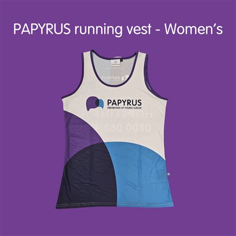 charity running vests|PAPYRUS Charity Running Vest – Unisex.